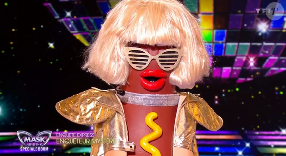 Lady Saucisse dans Mask Singer, capture d'écran TF1