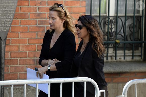 Reem Kherici - Arrivées aux obsèques de Nadia Farès en l'église Saint-Jean-de-Montmartre à Paris, le 24 avril 2026. N.Farès est décédée le 17 avril 2026 quelques jours après un "incident cardiaque" survenu le 12 avril 2026 dans la piscine du complexe sportif, Blanche (9ème).
© Clément Prioli / Bestimage