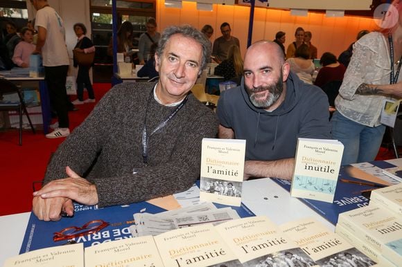François et Vincent Morel  à la Foire du Livre de Brive 2024 à la Halle Georges Brassens de Brive-la-Gaillarde, le 10 novembre 2024. © Jean-Marc Lhomer / Bestimage
