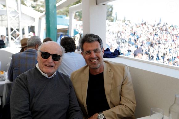 David Nahmad et Laurent Reiss (compagnon de Delphine Pastor) lors du Rolex Monte-Carlo Masters à Roquebrune-Cap-Martin le 11 avril 2024.

© Claudia Albuquerque / Bestimage