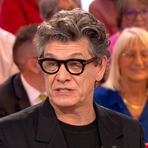 Exclusif - Marc Lavoine lors de l'enregistrement de l'émission Vivement dimanche  au studio Rive Gauche, présentée par M.Drucker et diffusée sur France 3 le 11 mai 2025, à Paris, France, le 5 mai 2025. © Guillaume Gaffiot/Bestimage