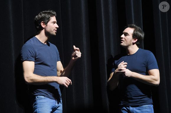 Exclusif - Filage du show "Kevin & Tom" (Kevin Levy et Tom Leeb) à la Salle Pleyel à Paris le 19 janvier 2019. © Coadic Guirec/Bestimage