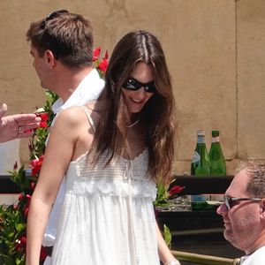Vittoria Cerreti à Venise pour le mariage de Jeff Bezos, en juillet 2025. Backgrid UK/ Bestimage