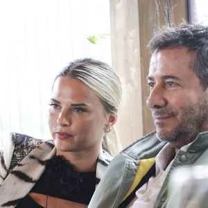 Exclusif - Kelly Vedovelli, Bernard Montiel - Les célèbres personnalités de la télé se sont retrouvés avec bonheur, dans le Sud, à Vallauris Golf-Juan, pour assister à un magnifique show de cabaret, en présence de Mr Le Maire K. Luciano et ses adjoints, heureux de répondre à l'invitation du dynamique Président de l'association "Valoriser Vallauris Golf-Juan", Mr B. Darde, ce passionné d'art et du monde associatif projette également de créer un Musée de Sculpture à ciel ouvert , mêlant Art et Espace Public. © Jack Tribeca/Bestimage