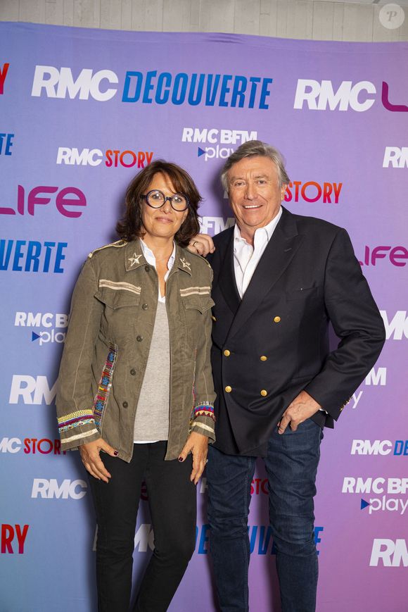 Elle sera de retour aux côtés de Jacques Legros.
Carole Rousseau et Jacques Legros lors de la conférence de presse de rentrée des chaînes du groupe RMC-BFM à Paris, le 17 septembre 2025. Pierre Perusseau / Bestimage