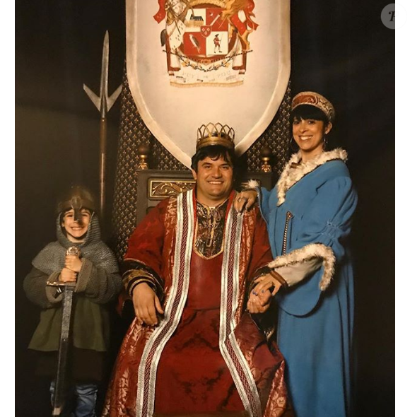 Pierre, Frédérique et leur fils Gabriel au Puy-du-Fou - Instagram, 26 avril 2019