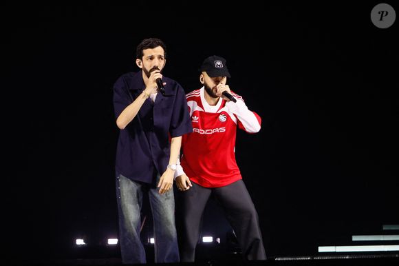 Bigflo et Oli (Florian et Olivio Ordonez) - Concert de Bigflo et Oli à Paris la Défense Arena à Nanterre, France. Le 8 décembre 2023. 
© Christophe Clovis / Bestimage
