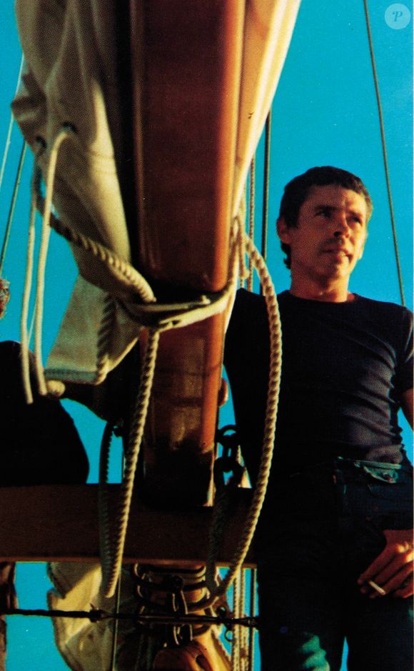 Collection particuliere de Maddly Bamy - Voyage de Jacques Brel et sa compagne Maddly Bamy en voilier, "L'Askoy II", jusqu'aux iles Marquises.
©Collection particuliere Maddly Bamy / IMAGEBUZZ / BESTIMAGE
