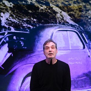 Exclusif - Samuel Labarthe lors du filage de la pièce "L'Usage du monde" au théâtre de Poche-Montparnasse à Paris, France, le 4 janvier 2023. © Coadic Guirec/bestimage