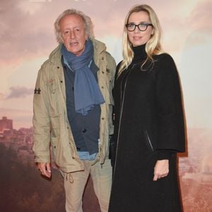 Didier Barbelivien et sa femme Laure à l'avant-première du film "Holy Lands" au cinéma UGC Normandie à Paris, France, le 4 décembre 2018. © Coadic Guirec/Bestimage