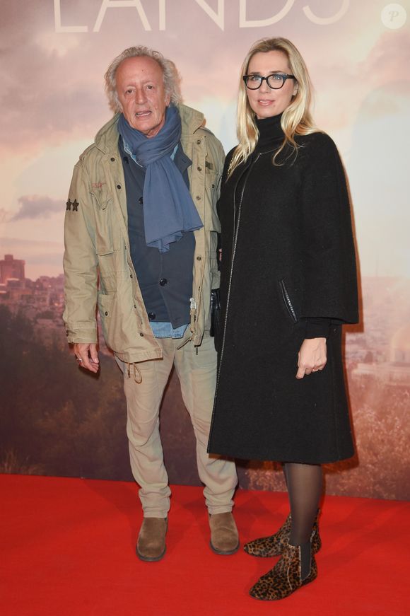 Didier Barbelivien et sa femme Laure à l'avant-première du film "Holy Lands" au cinéma UGC Normandie à Paris, France, le 4 décembre 2018. © Coadic Guirec/Bestimage