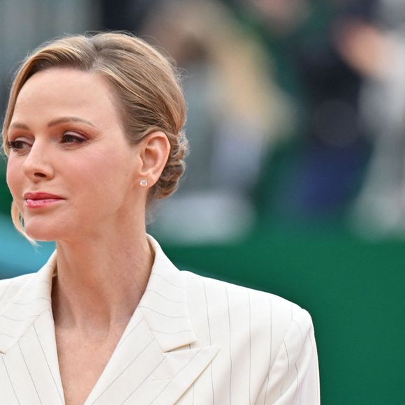 La princesse Charlène de Monaco - La famille princière assiste à la finale du Rolex Monte-Carlo Masters au Monte-Carlo Country Club de Roquebrune Cap Martin, le 12 avril 2026 © Bruno Bebert / Bestimage