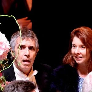Julien Clerc et  Hélène Grémillon lors d'un banquet d'état à Guildhall, Londres le 9 juillet 2025. Le couple présidentiel français est en voyage officiel au Royaume Uni pour trois jours.

© Dominique Jacovides / Bestimage