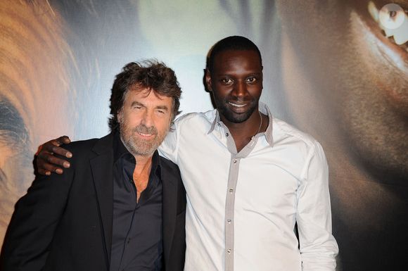 Francois Cluzet et Omar Sy à l'avant-première du film 'Intouchables' au cinéma Gaumont Marignan à Paris, France. Photo par Nicolas Briquet/ABACAPRESS.COM