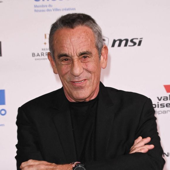 Exclusif -  Thierry Ardisson a donné une conférence vendredi 28 janvier dans le cadre du PIDS Enghien (Pids Enghien - Le festival des effets spéciaux) à propos de sa nouvelle émission « Hôtel du temps ». Elle arrivera en mai sur France 2. Le premier numéro est consacré à Jean Gabin.
© Guirec Coadic / Bestimage