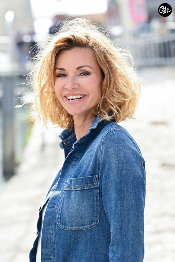 Ingrid Chauvin au photocall lors du Festival de la Fiction de La Rochelle, le 18 septembre 2021. Copyright : MPP / Bestimage