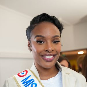 Angélique Angarni-Filopon (miss France 2025) lors de l'inauguration de la quatrième maison des bonnes fées à la Clinique Bizet à Paris le 16 septembre 2025.
© Anne-Sophie Guebey / Bestimage