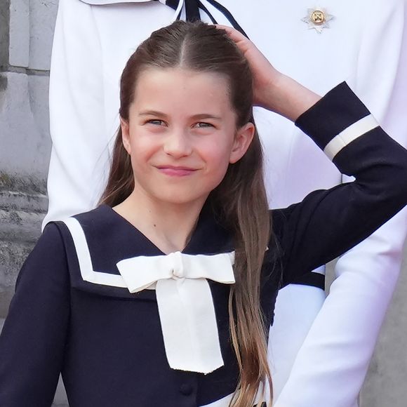 La princesse Charlotte - Les membres de la famille royale britannique au balcon du Palais de Buckingham lors de la parade militaire "Trooping the Colour" à Londres le 15 juin 2024

© Julien Burton / Bestimage