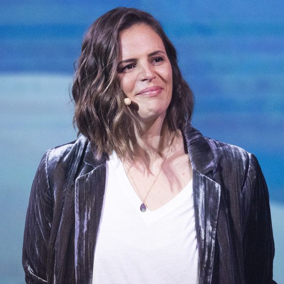 Exclusif - Laure Manaudou - Enregistrement de l'émission "La Chanson secrète 11" à Paris, diffusée le 24 juin sur TF1. Le 18 janvier 2022 © Cyril Moreau / Bestimage
