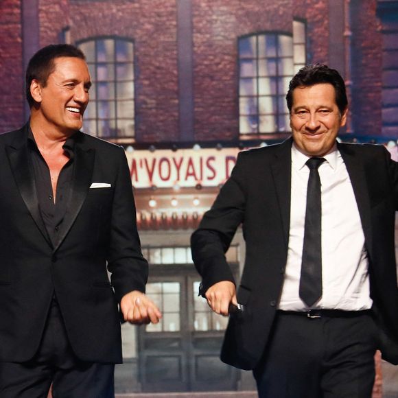 Ou encore Dany Brillant.

Exclusif - Dany Brillant, Laurent Gerra lors de l'enregistrement de l'émission "Laurrent Gerra, l'anniversaire événement" présentée par S.Bern et qui sera diffusée le 7 juin 2025 sur France 2, au théâtre Marigny, à Paris, France, le 28 avril 2025. © Clovis-Moreau/Bestimage