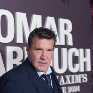 Benjamin Castaldi au photocall de la soirée Omar Harfouch "Dîner chez Maxim's" à Paris le 9 octobre 2024. © Rachid Bellak / Bestimage