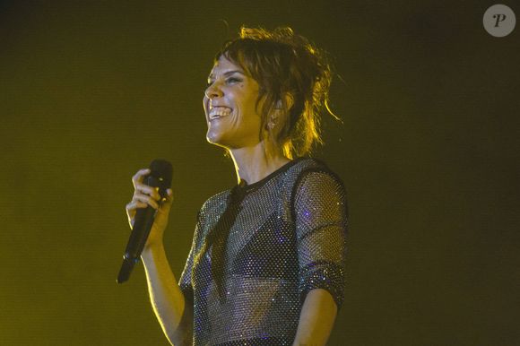 La chanteuse française Zaz en concert au Espaço Unimed à São Paulo, Brésil, le 14 avril 2023, pour sa tournée "Organique Tour" qui fait la promotion de son cinquième album de sa carrière et enregistré pendant la pandémie du COVID-19 (coronavirus). © Imago/Panoramic/Bestimage