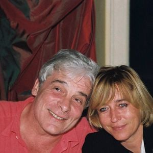 52ème anniversaire de Jacques Weber (ici avec sa femme Christine) au Club de l'Etoile à Paris, août 2001 © Daniel Giry Bestimage