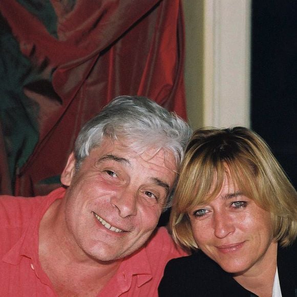 52ème anniversaire de Jacques Weber (ici avec sa femme Christine) au Club de l'Etoile à Paris, août 2001 © Daniel Giry Bestimage