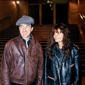 François Cluzet et Marie Trintignant à Paris (archive)