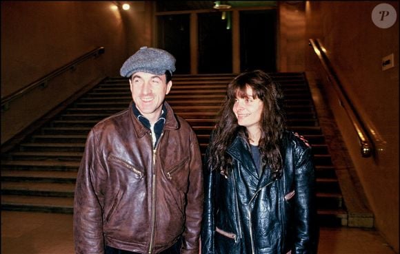 François Cluzet et Marie Trintignant à Paris (archive)