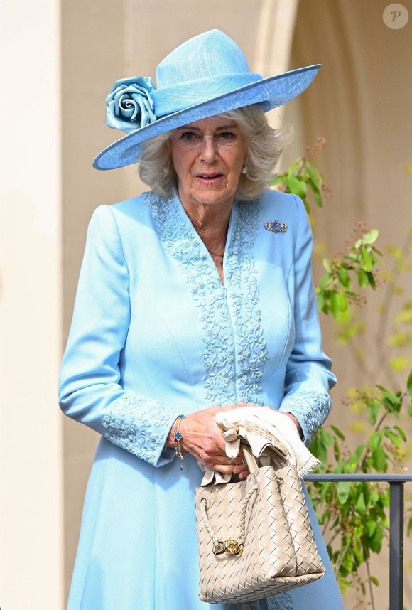 La Reine Camilla lors de la messe de Pâques à la chapelle St George au château de Windsor le 20 avril 2025



Pictured: Queen Camilla (Camilla Parker Bowles, reine consort d'Angleterre)
