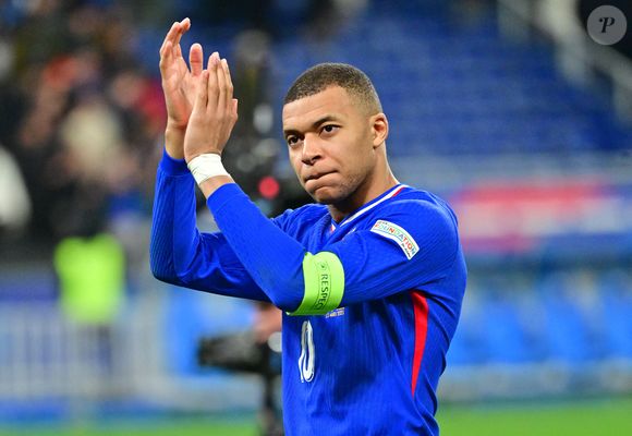 Kylian Mbappé - Quart de finale de la Ligue des Nations de l'UEFA 2025 "France - Croatie (2-0 / tab 5-4)" au Stade de France à Saint-Denis, le 23 mars 2025.
© Christian Liewig/Bestimage