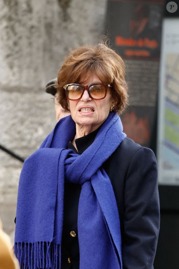 Anne Cassel - Personnalités à la cérémonie en hommage à Tchéky Karyo en l'église Saint Roch à Paris le 13 novembre 2025.