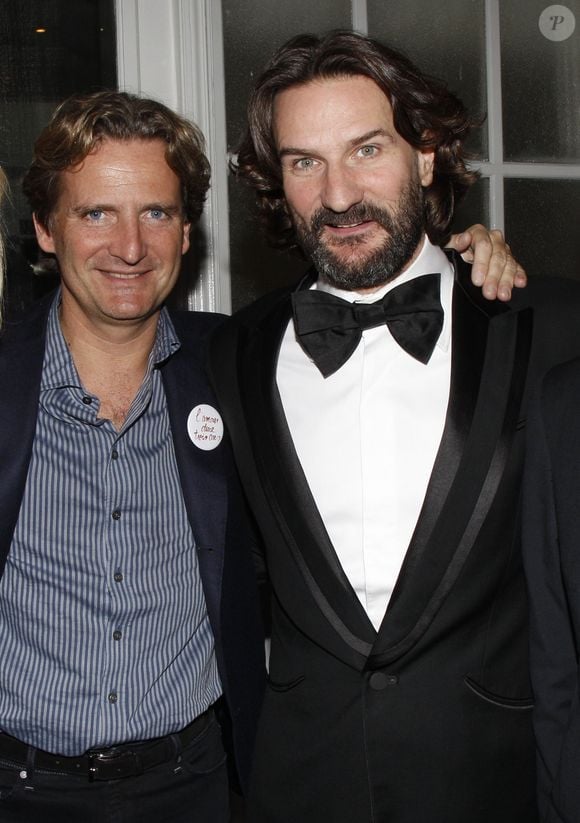 Soirée du film L’amour dure 3 ans au passage Jouffroy à Paris, avec Frédéric Beigbeder aux côtés de son frère Charles Beigbeder. BERTRAND RINDOFF PETROFF / BESTIMAGE