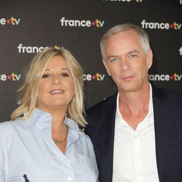 Après une saison aux commandes de "Télématin", Flavie Flament et Julien Arnaud sont écartés.

Flavie Flament et Julien Arnaud au photocall de la conférence de presse de rentrée de France Télévisions à Paris, France. © Coadic Guirec/Bestimage