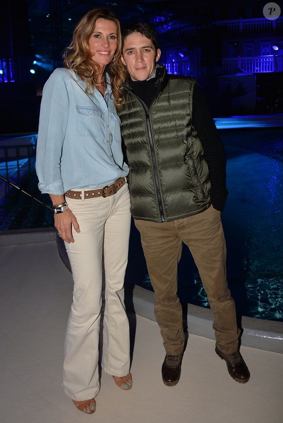 Sophie Thalmann et son mari Christophe Soumillon - Soirée Samsung " New Edge Night " pour la sortie du nouveau Samsung Galaxy GS6 edge à la piscine Molitor à Paris le 15 septembre 2015.  VEEREN / BESTIMAGE