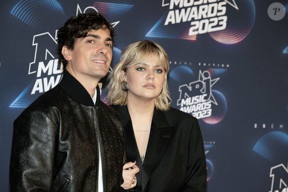 Florian Rossi et Louane assistent à la 25e édition des NRJ Music au Palais des Festivals, le 10 novembre 2023 à Cannes, France. Photo par David NIVIERE/ABACAPRESS.COM