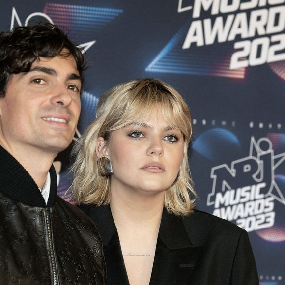 Florian Rossi et Louane assistent à la 25e édition des NRJ Music au Palais des Festivals, le 10 novembre 2023 à Cannes, France. Photo par David NIVIERE/ABACAPRESS.COM