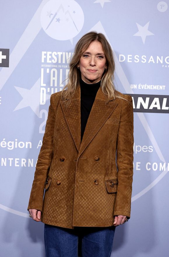Léa Drucker pour le film "Le Mélange des Genres" - 28ème édition du Festival international du film de comédie de l'Alpe d'Huez le 17 janvier 2025. © Dominique Jacovides / Bestimage