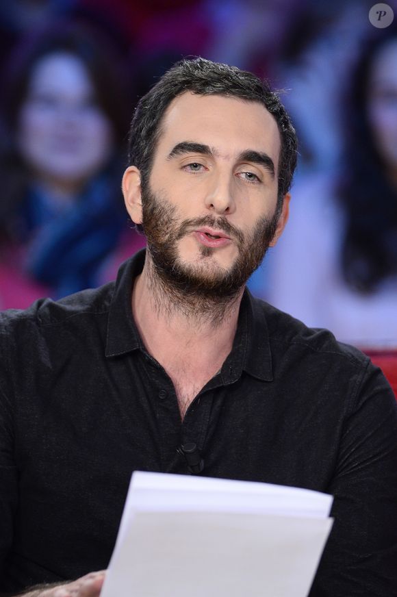 Matthieu Noël - Enregistrement de l'émission "Vivement Dimanche" à Paris, le 17 décembre 2014