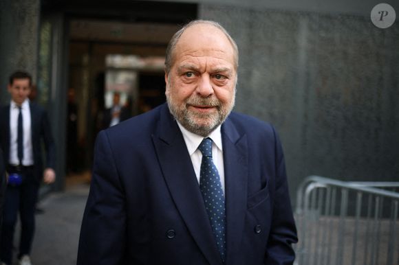 Le ministre français de la Justice Eric Dupond-Moretti sort d'une réunion au siège du parti La Renaissance ( Renew) à Paris, le 13 juin 2024. Photo par Raphael Lafargue/ABACAPRESS.COM