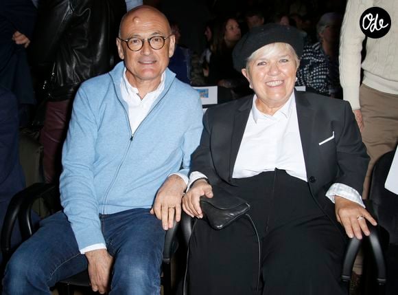 Mimie Mathy et son mari Benoist Gérard - Soirée de clôture du 22ème Festival des créations télévisuelles de Luchon, le 8 février 2020. © Christophe Aubert via Bestimage