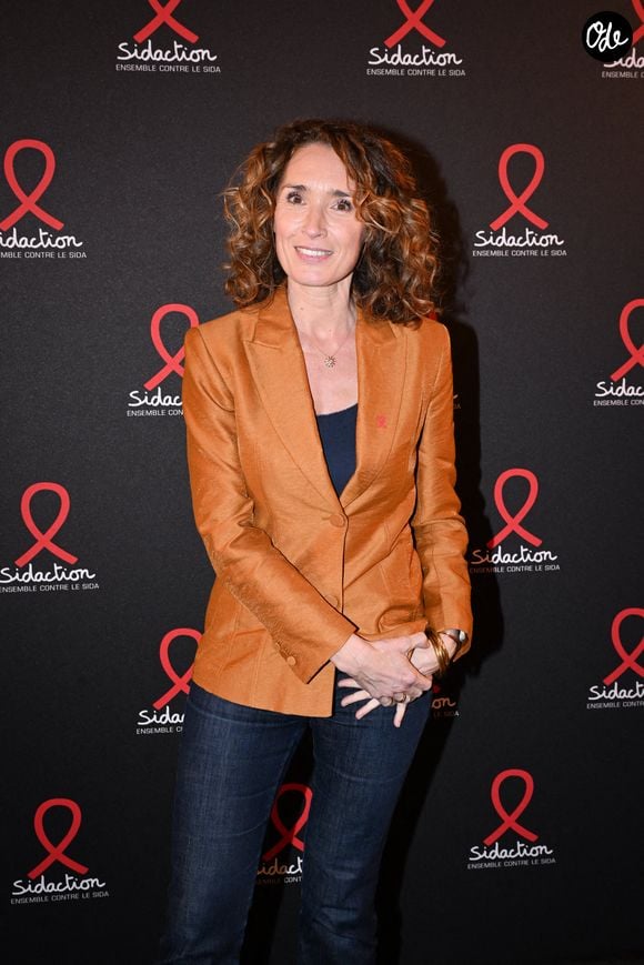 La journaliste française Marie-Sophie Lacarrau lors de la soirée de lancement de Sidaction 2026 au Lido à Paris, le 16 mars 2026. Photo : Tomas Stevens/ABACAPRESS.COM