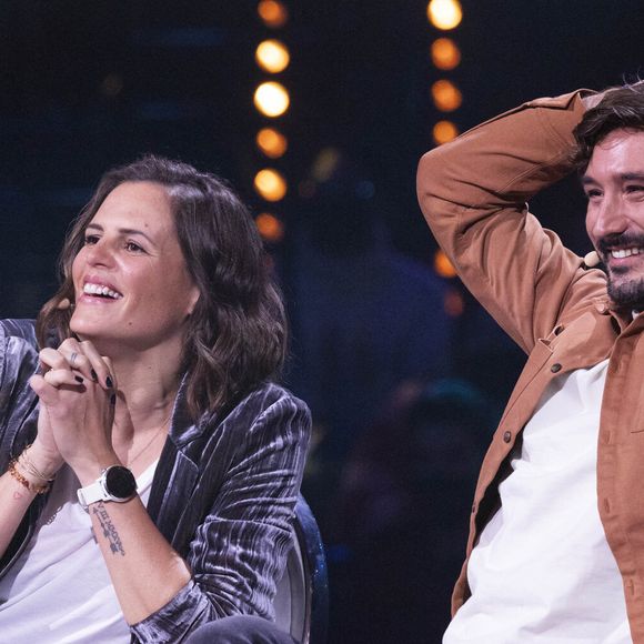 Exclusif - Laure Manaudou et Jérémy Frérot - Enregistrement de l'émission "La Chanson secrète 11" à Paris, diffusée le 24 juin sur TF1. Le 18 janvier 2022
© Cyril Moreau / Bestimage