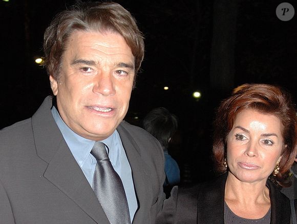 Bernard Tapie et sa femme Dominique à Paris (Archives). Agence / Bestimage