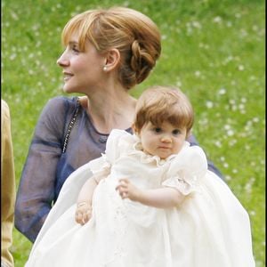 Baptême de Luisa, à Genève. © AGENCE / BESTIMAGE