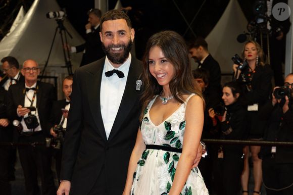 Karim Benzema et sa compagne Lyna Khoudri lors de la montée des marches du film « 13 jours 13 nuits » lors du 78ème Festival International du Film de Cannes. Le 23 mai 2025
© Jacovides-Moreau / Bestimage