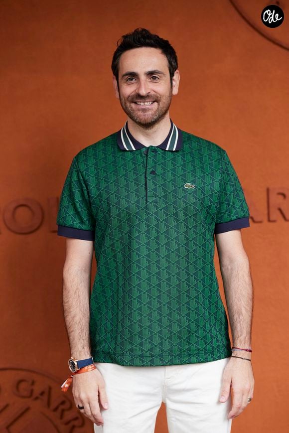 Camille Combal - Les célébrités au village lors des Internationaux de France de tennis de Roland Garros 2024 à Paris, le 5 juin 2024. © Jacovides-Moreau/Bestimage