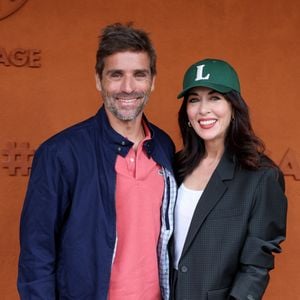 Nolwenn Leroy et son compagnon Arnaud Clément au village lors des Internationaux de France de Tennis de Roland Garros 2025, à Paris, France. © Jacovides-Moreau/Bestimage
