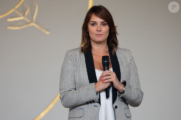 Julie Vignali - Le Président de la République française E.Macron et la première dame B.Macron remettent les prix "Non au Harcèlement 2024" au palais de l'Elysée à Paris, le 29 mai 2024. 
© Raphaël Lafargue / Pool / Bestimage